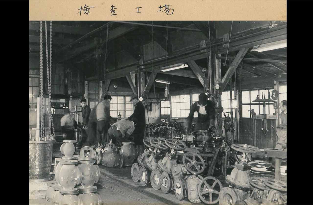 昭和20～30年代 工場風景(彦根市芹町)