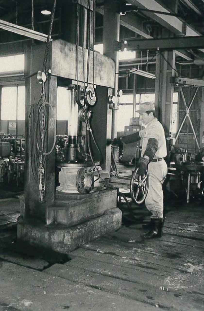 昭和20～30年代 工場風景(彦根市芹町)