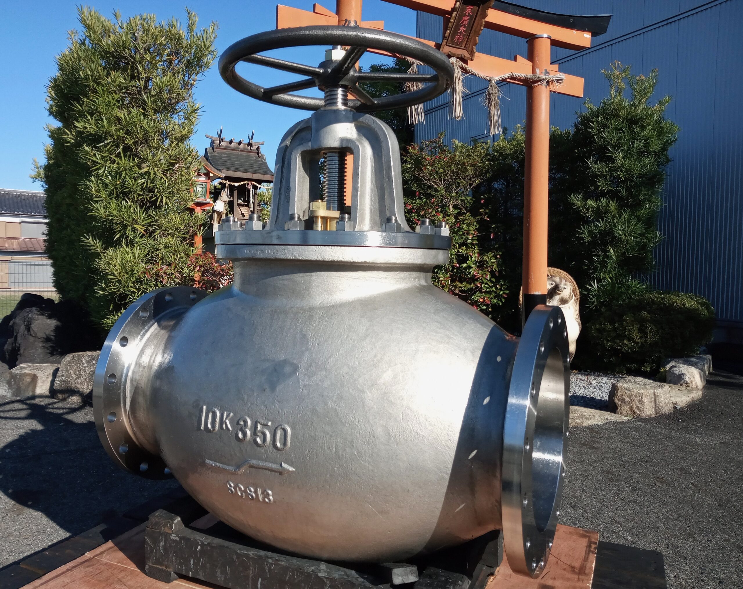 大口径オールステンレスバルブ 出荷 | 日の本辨工業株式会社 | 船舶用